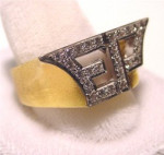 EP ring model 1975. (In goud en zilver)